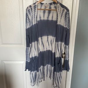 Tie-died cardigan
